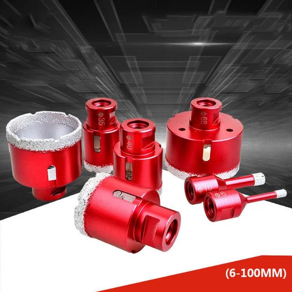 

professiona electric drills 6-68mm m14 diamond core drill bit hole saw cut stone porcelain tile glass dry/wet drilling for tile/granite/marb