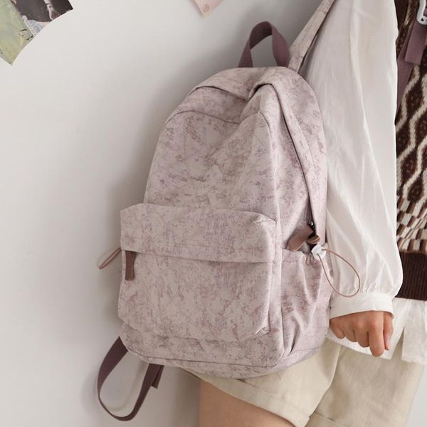 

backpack bfuming panelled women backpacks schoolbag teenager girls school backapck portable travel bag