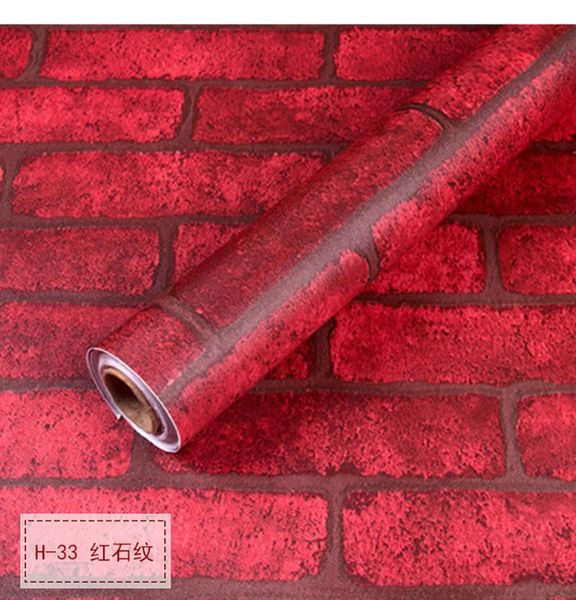 

wallpapers retro brick pattern environmental self adhesive wallpaper bedroom wall sticker living room dormitory tv background 3d