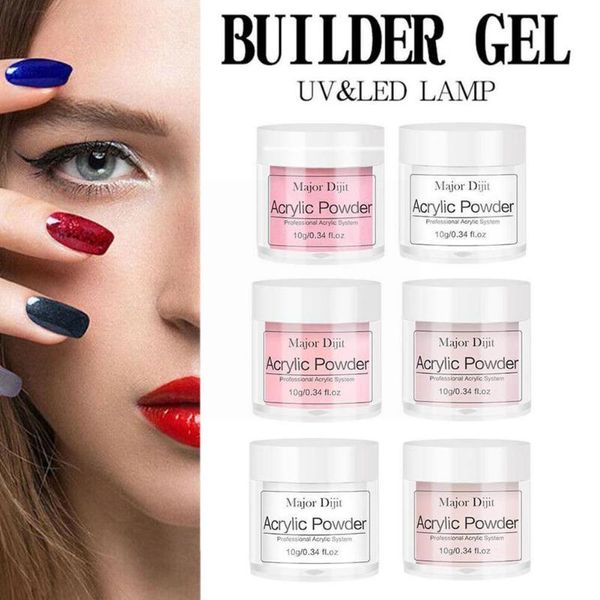 

nail glitter 6pcs dipping powder set french white nude pink dip for manicure accessories style decorations pigm x8h2, Silver;gold
