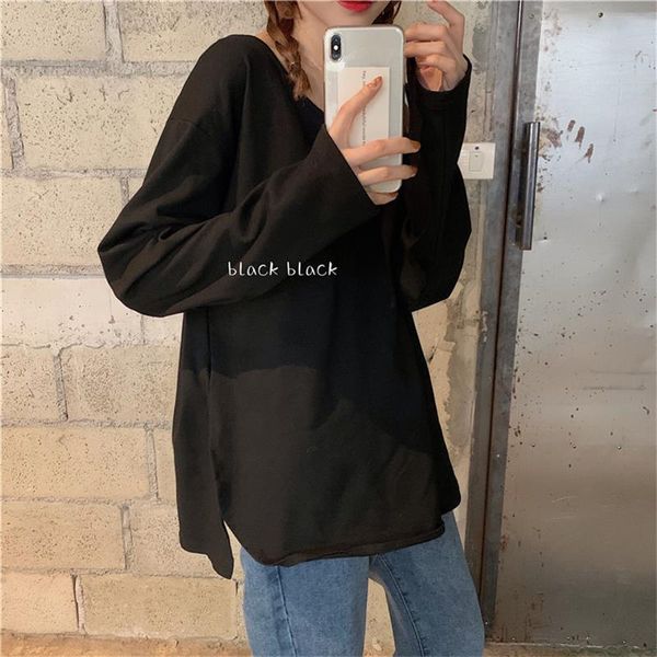 

women's t-shirt t-shirts japanese kawaii ladies ulzzang casual vintage wide fork female korean harajuku clothes for women, White