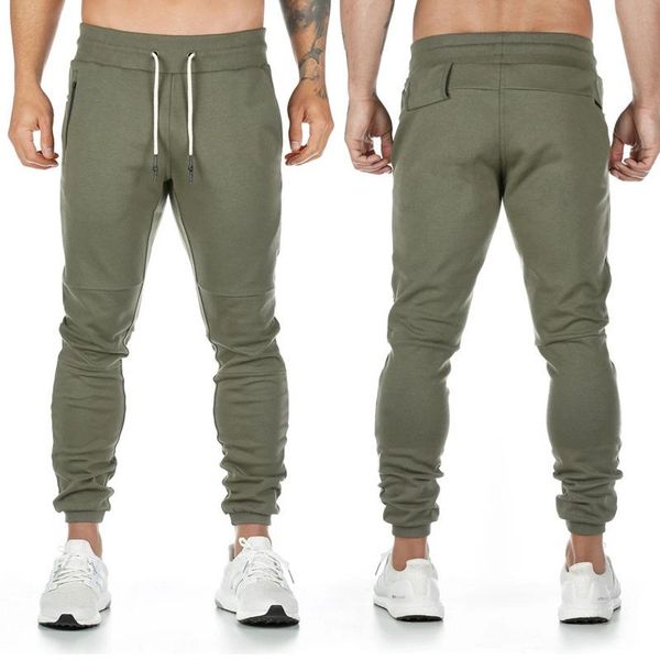

men's pants 2021 drawstring jogging training men running sports leggings breathable camouflage gym trousers fitness sportswear, Black