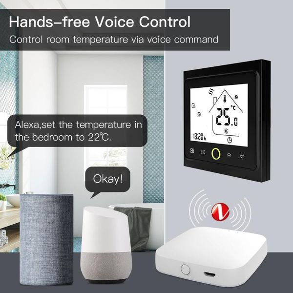 

thermostat heater smart home household temperature voice control works for water/electric heating