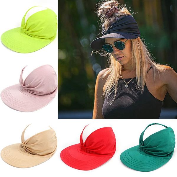 

wide brim hats 2021 trendy summer hat women's anti-ultraviolet sun visors caps hollow casual sunscreen for lady girls, Blue;gray