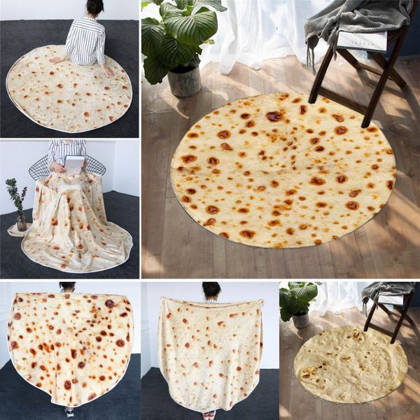 

blankets corn tortilla blanket egg pita soft lavashthrow for bed fleece sofa plaid plush bedspreads burrito manta