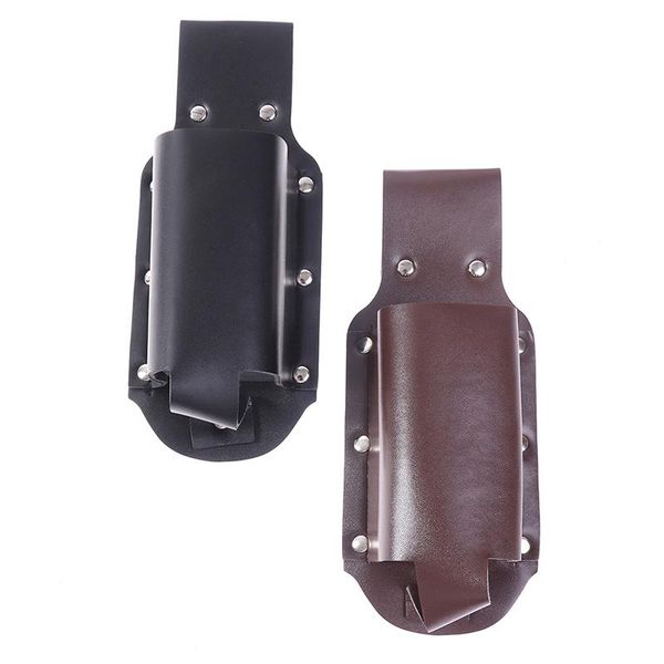 

1pc waist beer belt bag handy wine bottles beverage can holder portable pu leather metal holster bottle storage bags