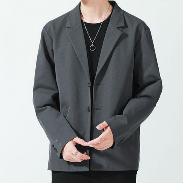 

men's suits & blazers coat fashion casual buttons single-breasted lapel for dating summer blazer men, White;black