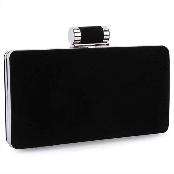 

womens formal evening velvet bags wedding prom party clutch purses black