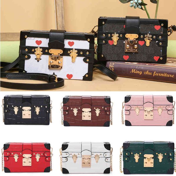 

evening bags woman luxury brand handbags organizer trunk printed mini malle clutch box fashion shoulder bolsa feminina f3q7