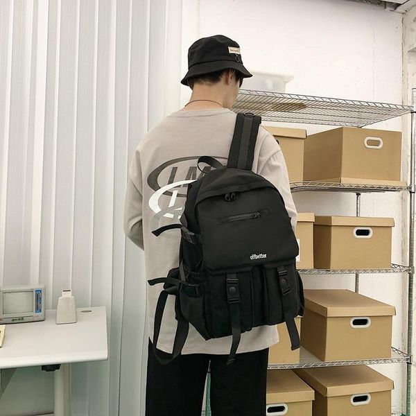 

backpack school bag 2021 male large capacity high student female trend