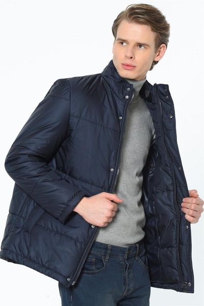 

men's jackets m8641 dewberry coat- dark blue, Black;brown