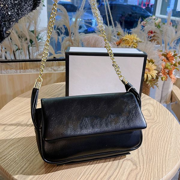 

designer 2021 autumn calfskin leather small bags chain cross body shoulder famous luxury designer precious retro