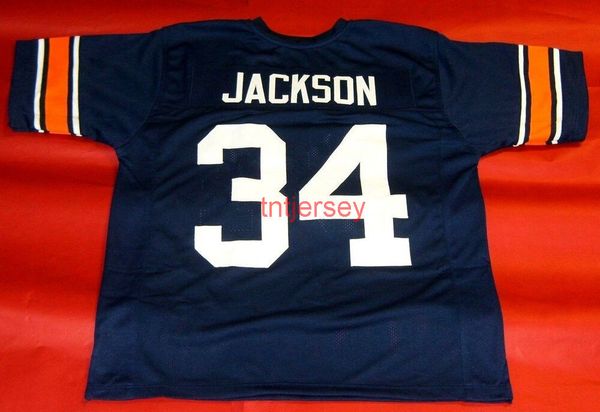 

custom bo jackson tigers jersey navy #34 stitched add any name number, Black