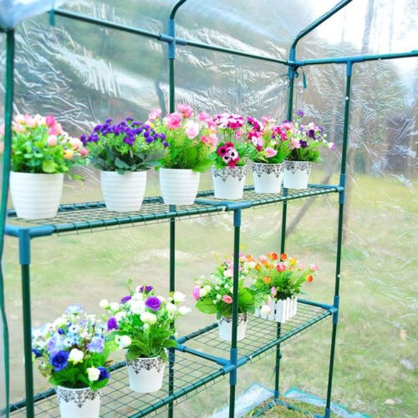 

planters & pots plants grow greenhouse cover plastic 73*143*195cm accessories