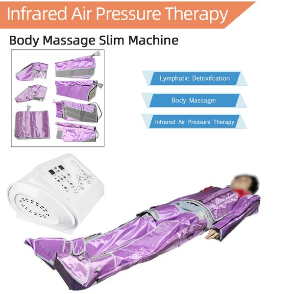 Máquina de emagrecimento de pressoterapia, peso corporal, reduz a drenagem linfática, terapia de pressão de ar, massagem nos pés