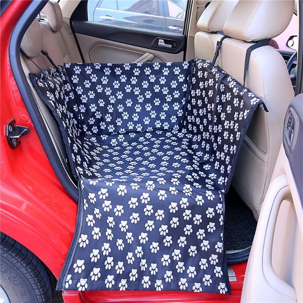 

dog car seat covers waterproof pet carriers pattern cat rear back portable mat hammock cushion protector