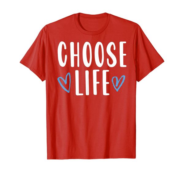 

Pro-Life Anti-Abortion Shirt - Choose Life with Hearts, Mainly pictures