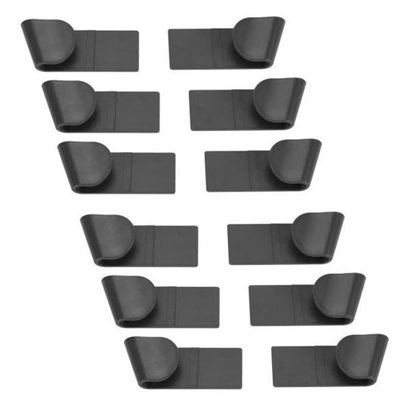 

12pcs plastic pot pan lid rack clip cooker cover frame stand for storing lids dishes storage organizer holder kitchen & organization