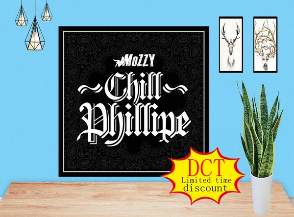

chill phillipe mozzy album poster music cover silk art print