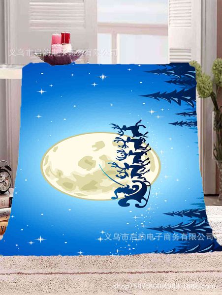 

blanket wholesale ins flannel gift blanket digital printed flannel blanket