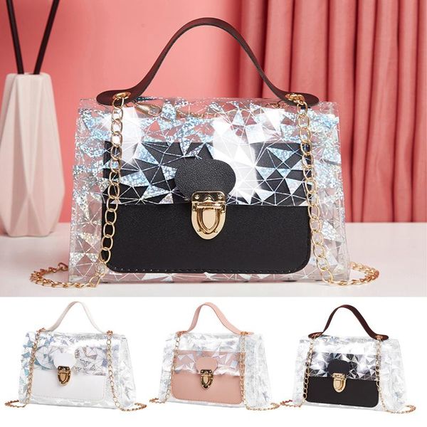 

waist bags women's handbag 2021 pack bag shoulder chain tote holder transparent purse