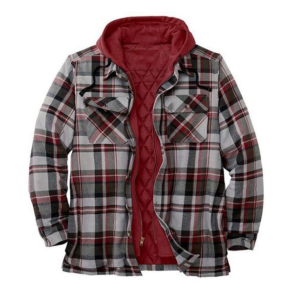 

men's jackets jacket men coat hooded clothing casual male winter plaid windbreaker warm parkas sport outdoor outwear overall y, Black;brown