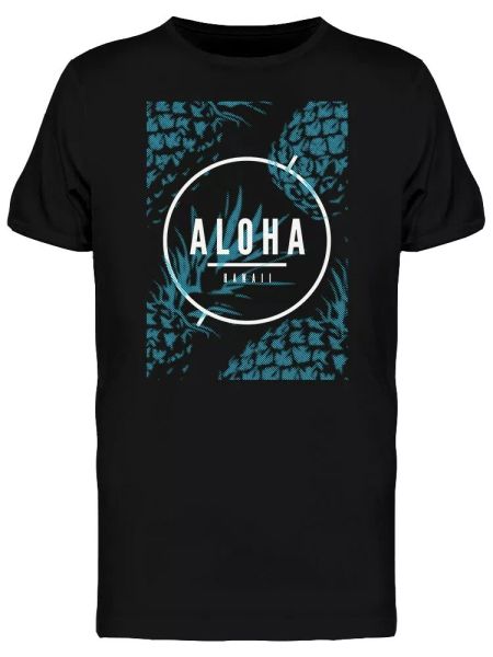 

Aloha Design With Pineapples Men's Tee -Image by Shutterstock, White;black