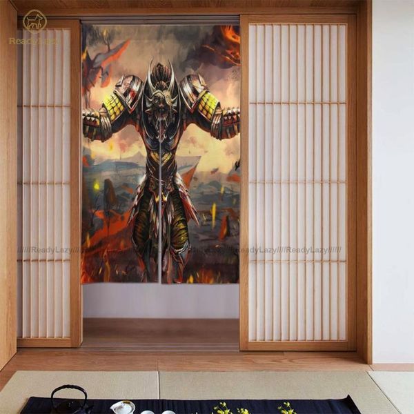 

monster world curtains vintage room door curtain double separator & drapes