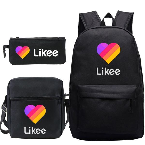 

backpack likee for boys girls school bags student kids with shoulder bag pen