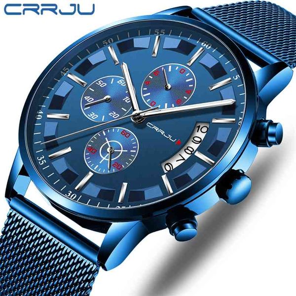 

relogio masculino watch men casual stainless steel watches sport chronograph waterproof mens watch quartz reloj hombre 210517, Slivery;brown