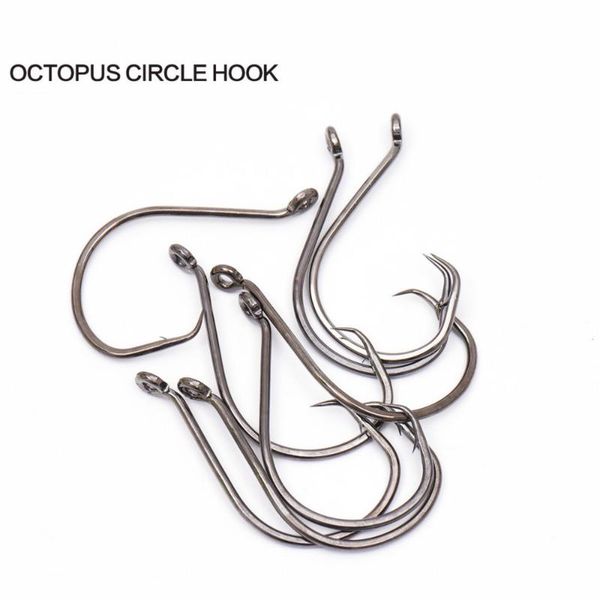 

2/0# 4/0# 6/0# 8/0# fishing hooks 10pcs/set carbon steel lures bait accessory