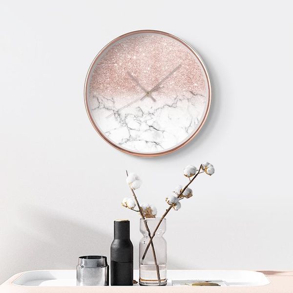 

living room home wall clock nordic art decoration table creativity modern design horloge household e clocks