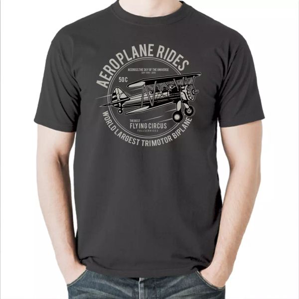 

aeroplane tees rides flying motor sky hits 2020 men's t-shirts adventure sport, White;black