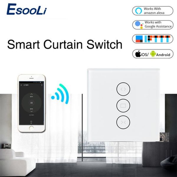 

smart home control wifi curtain switch life tuya for electric motorized blind roller shutter works with alexa and google