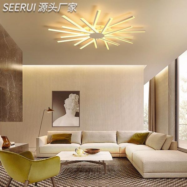 

ceiling lights nordic led panel crystal chandeliers mounted luminaire living room ac85-265v kitchen fixtures