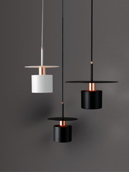 

pendant lamps nordic simple modern metal creative ins bar dining room bedroom small chandelier on the head of a bed