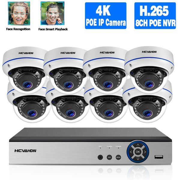 

camera security system kit 4k 16ch nvr 5mp outdoor waterproof dome ip video surveillance set 8mp wireless kits