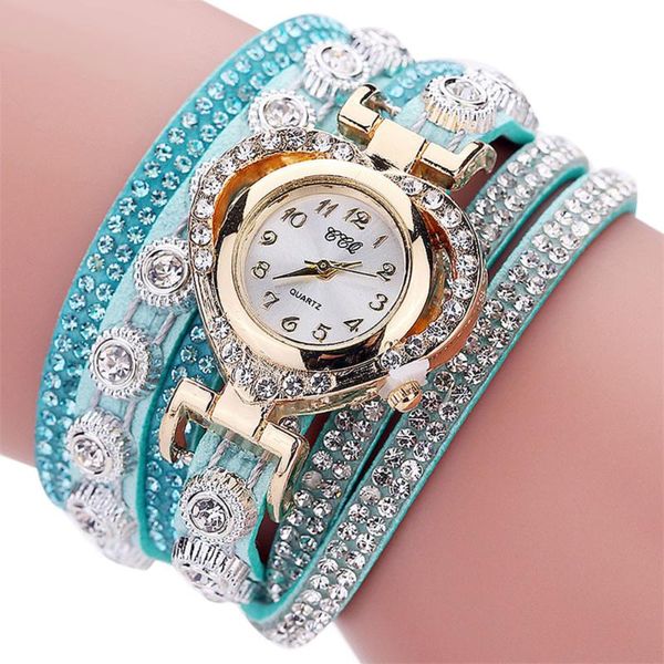 

women watch ccq vintage rhinestone crystal bracelet dial analog quartz wrist watches for casual fashion 2021 wristwatches, Slivery;brown