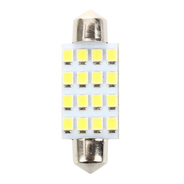 

bulbs 10pcs 42mm 1.72" 1210 smd 16-led festoon e light white 211-2 212-2