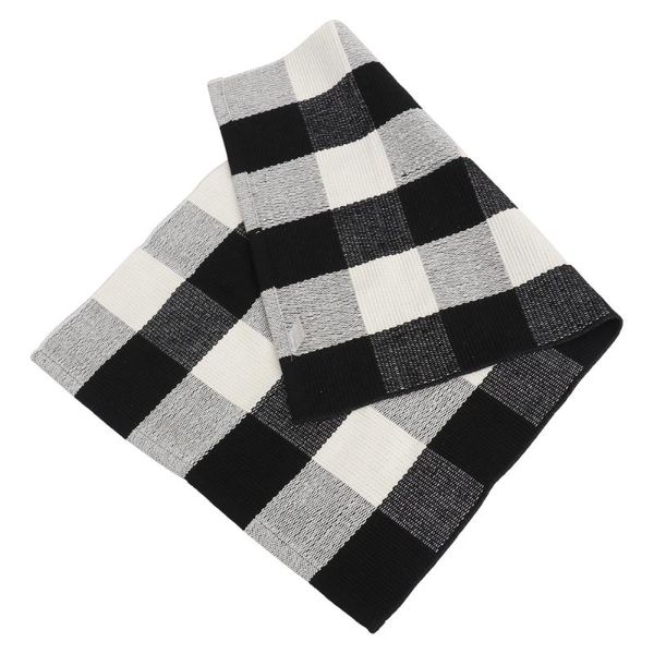 

carpets 1pc knitting entryway mat fashionable plaid floor for christmas festival