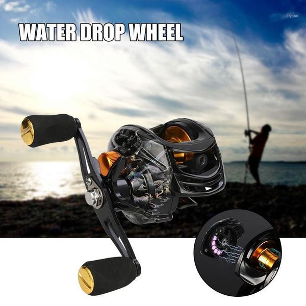 

baitcasting reels portable reel durable aluminium alloy body fishing practical accessories easy operation ldf668