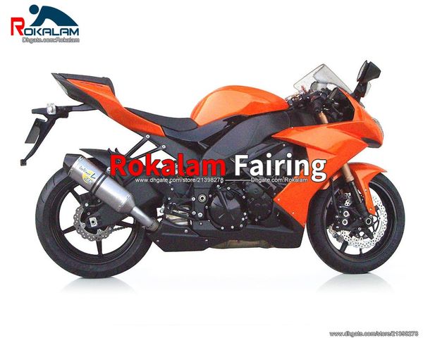 Aftermarket Für Kawasaki Ninja 2008 2009 2010 Motorrad Fahrrad Teile Verkleidung Cowling ZX10R 08 09 10 ZX 10R Verkleidung kit (Spritzguss)