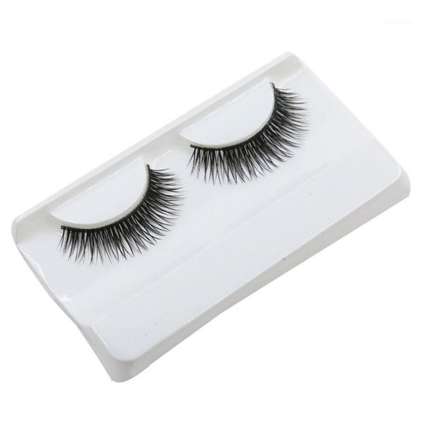 

1pair women makeup false eyelashes natural beauty dense thick long black extension fake eye lashes tools1