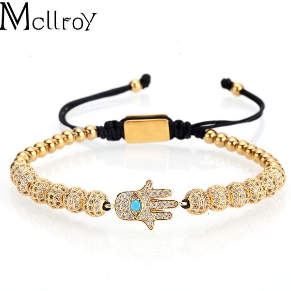 

charm bracelets mcllroy charms bracelet/gold/silver/beads/bracelets for women men stainless steel beads cz cubic zirconia jewelry 2021, Golden;silver