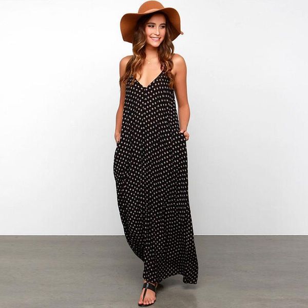 

summer black party dresses explosion women's chiffon polka-dot dress casual, Black;gray