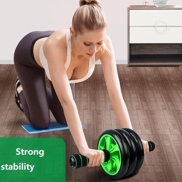 

two/three wheel abdominal muscle exercise equipment home fitness power ab roller gym trainer training