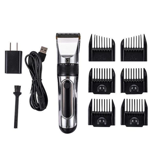 

hair clippers mustache trimmer electric rechargeable barber kit lcd digital display screen quiet waterproof cordless shear