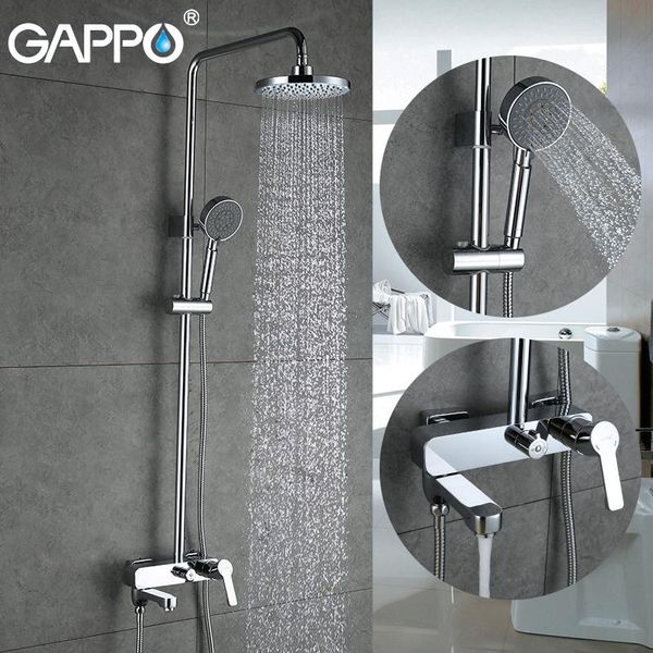 

shower faucets brass mixer tap wall mounted set faucet for bathroom head rain sets