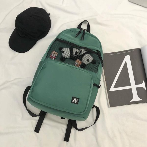 

backpack waterproof nylon for women multi pocket travel backpacks female school bag teenage girls book mochilas