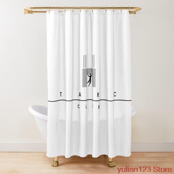 

starck retro white shower curtains bathroom curtain frabic waterproof polyester bath with hooks